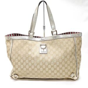 Gucci Brown Tote Bag with Elegant Design and Spacious Interior